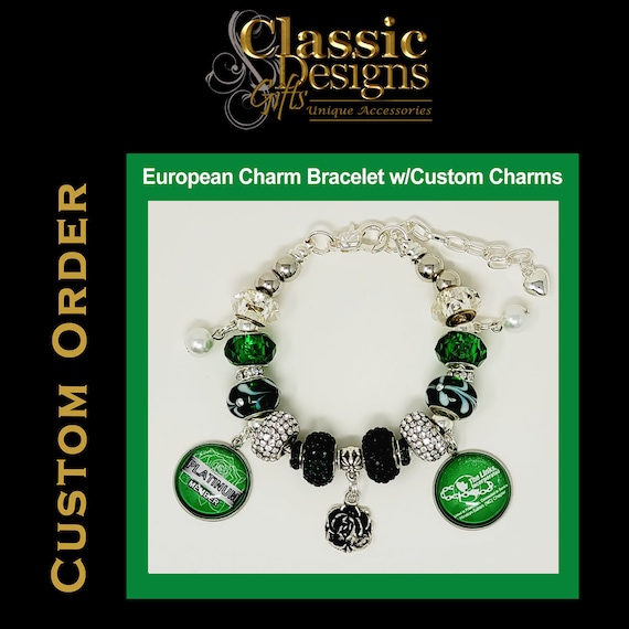 European Sis Charm Bead Spacer - 4.5mm Slide-On Spacer For Snake Chain Charm Bracelets