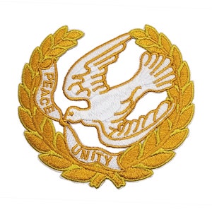 OGC Grand Chapter Officer - Order of the Golden Circle Embroidery Iron-On/Sew-On Patch, 3” USC Scottish Rite Ladies Embroidered Patch
