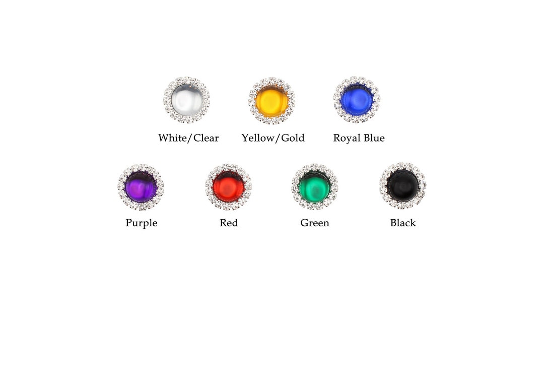 15mm Rhinestone Glossy Glass Shoe Charms in Silver, Bling Shoe