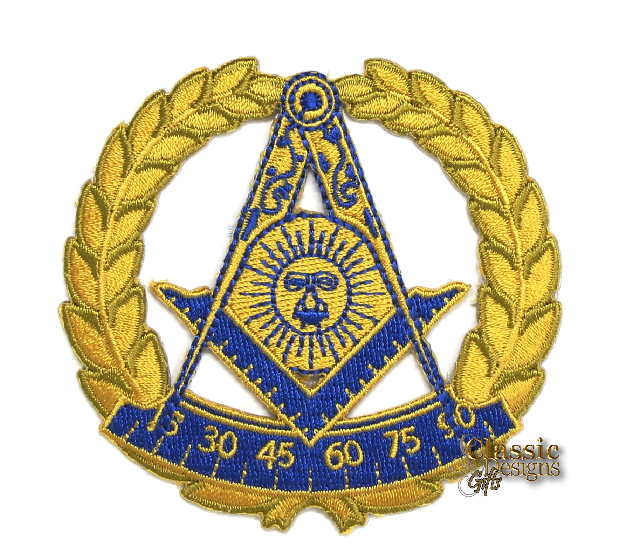 Freemason Masonic Gold and Black Iron on Patch – Mason Square Market