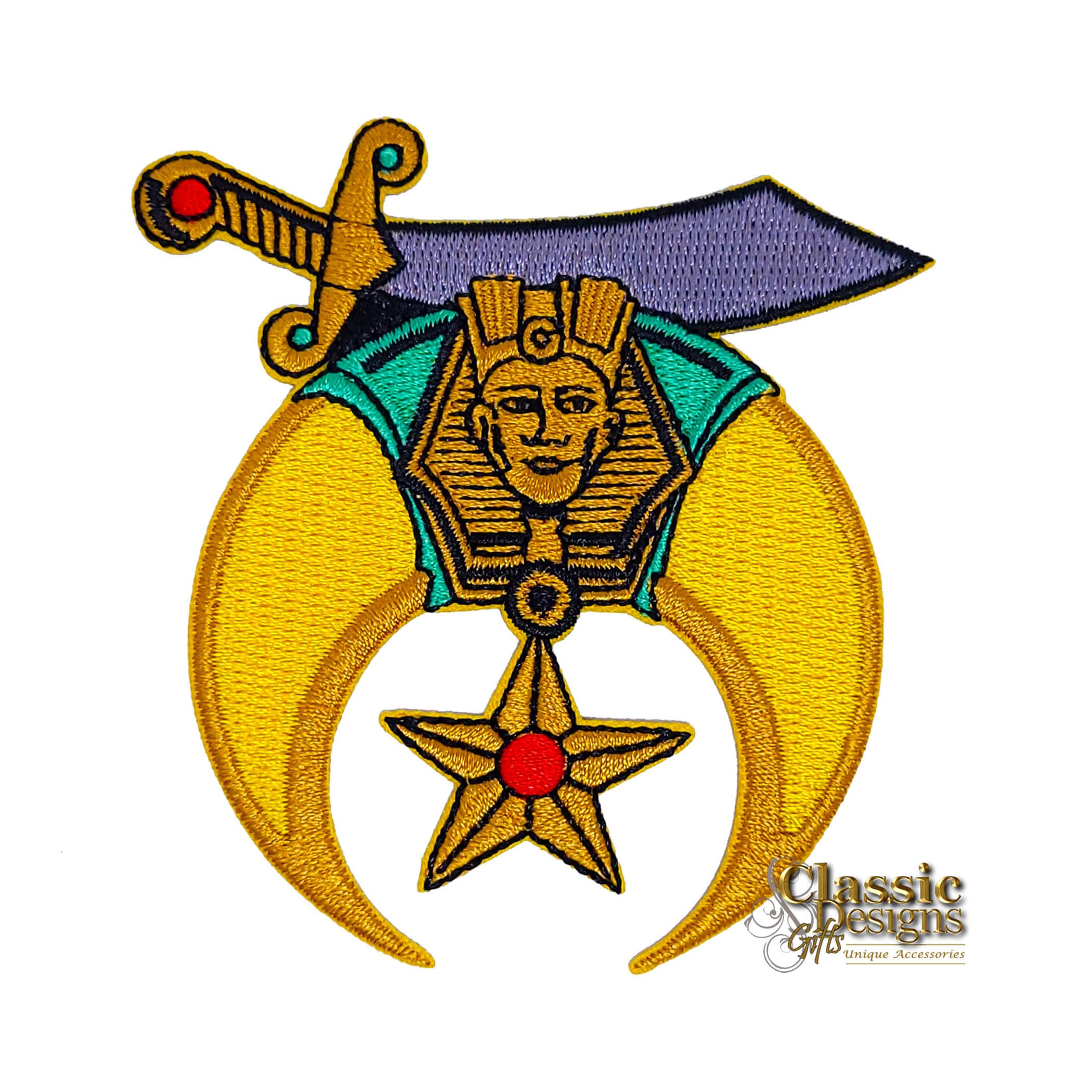 Shriners Embroidery Iron-on/sew-on Patch 3 Masonic