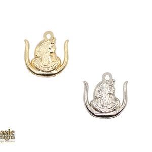 Daughters: DOI Charms in Silver and Gold Tone - Egyptian Goddess Charms - Masonic Shriners Ladies Auxiliary - Freemasonry