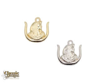 Daughters: DOI Charms in Silver and Gold Tone - Egyptian Goddess Charms - Masonic Shriners Ladies Auxiliary - Freemasonry