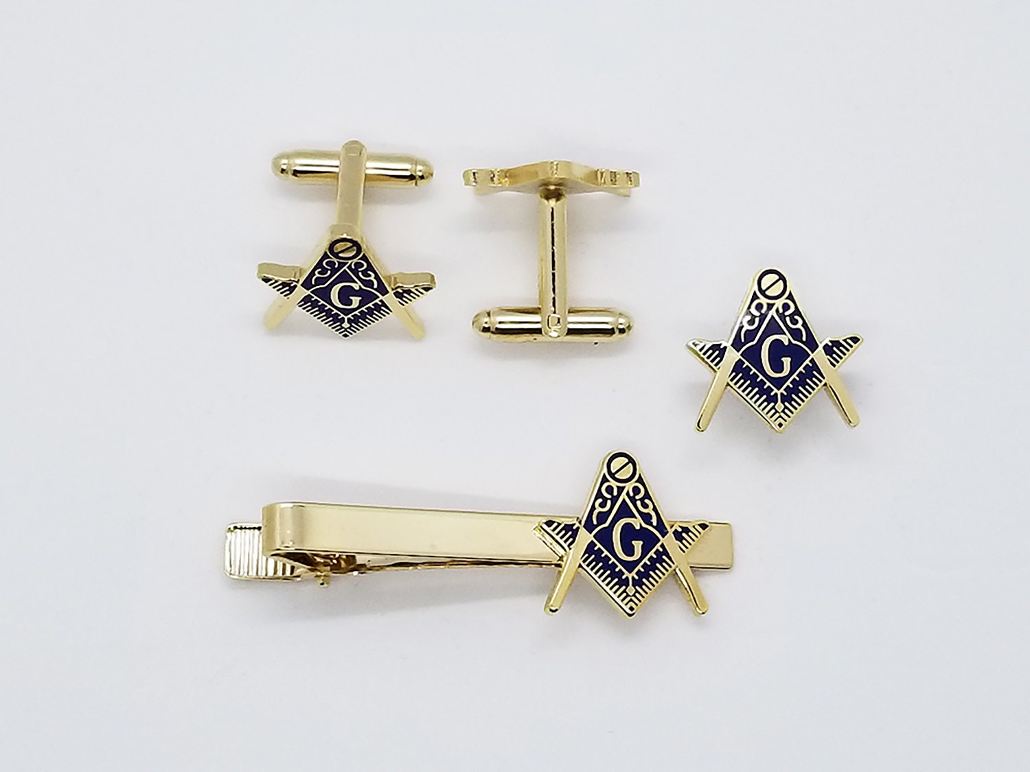 Masonic Tie Pin Round