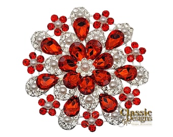 Spilla Con Ciondolo A Fiore - Italia - Foto 12