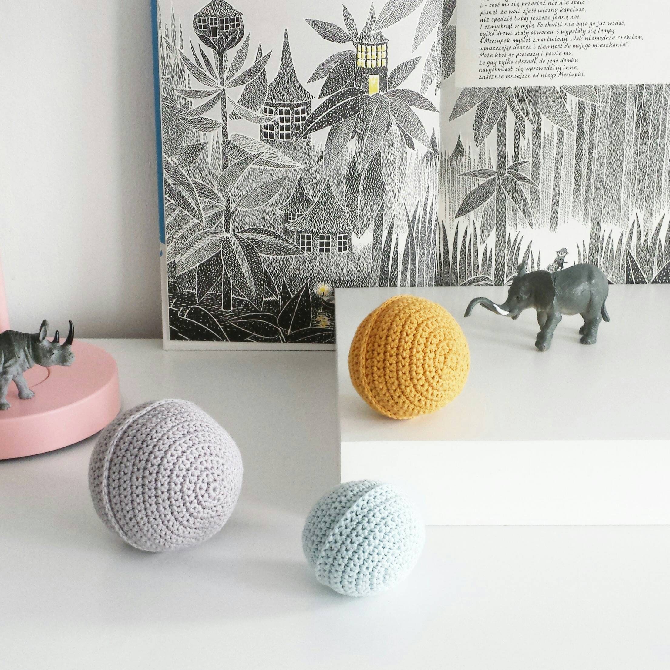 Crochet Ball Crochet Balls Set Baby Ball Baby Toy Etsy