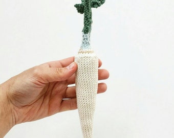Parsley, crochet parsley root, crocheted parsley, parsley toy, vegetable toy,montessori toy,crochet play food