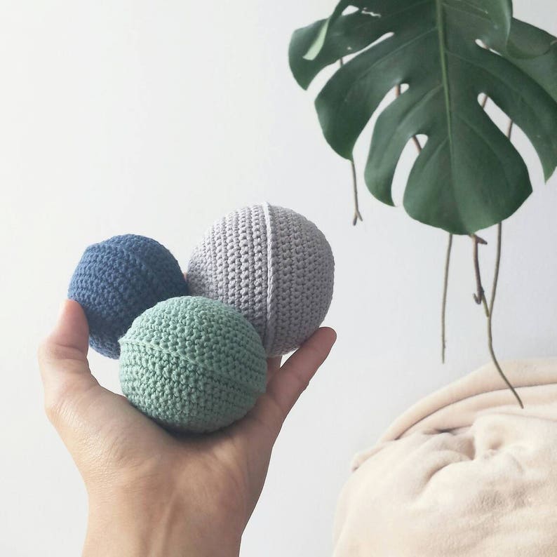 Crochet ball crochet balls set baby ball baby toy Etsy