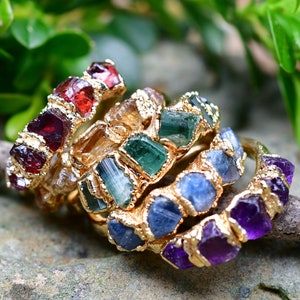 Birthstone ring- band style ring