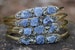 Blue Sapphire Bracelet, September Birthstone Gift- Raw Sapphire Bracelet, Gift for September Birthday, Sapphire Cuff Bracelet, Gemstone Gift 