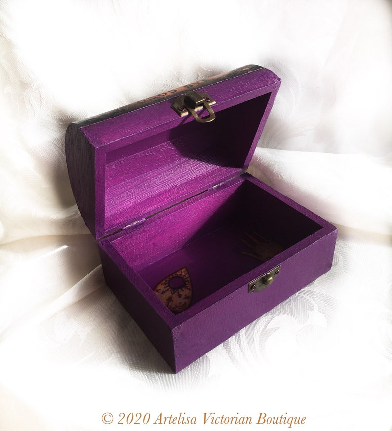 Tabla de Halloween Ouija caja de Pandoras negra cofre de | Etsy