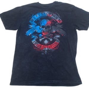 Vtg Y2k Affliction American Customs Tee shirt