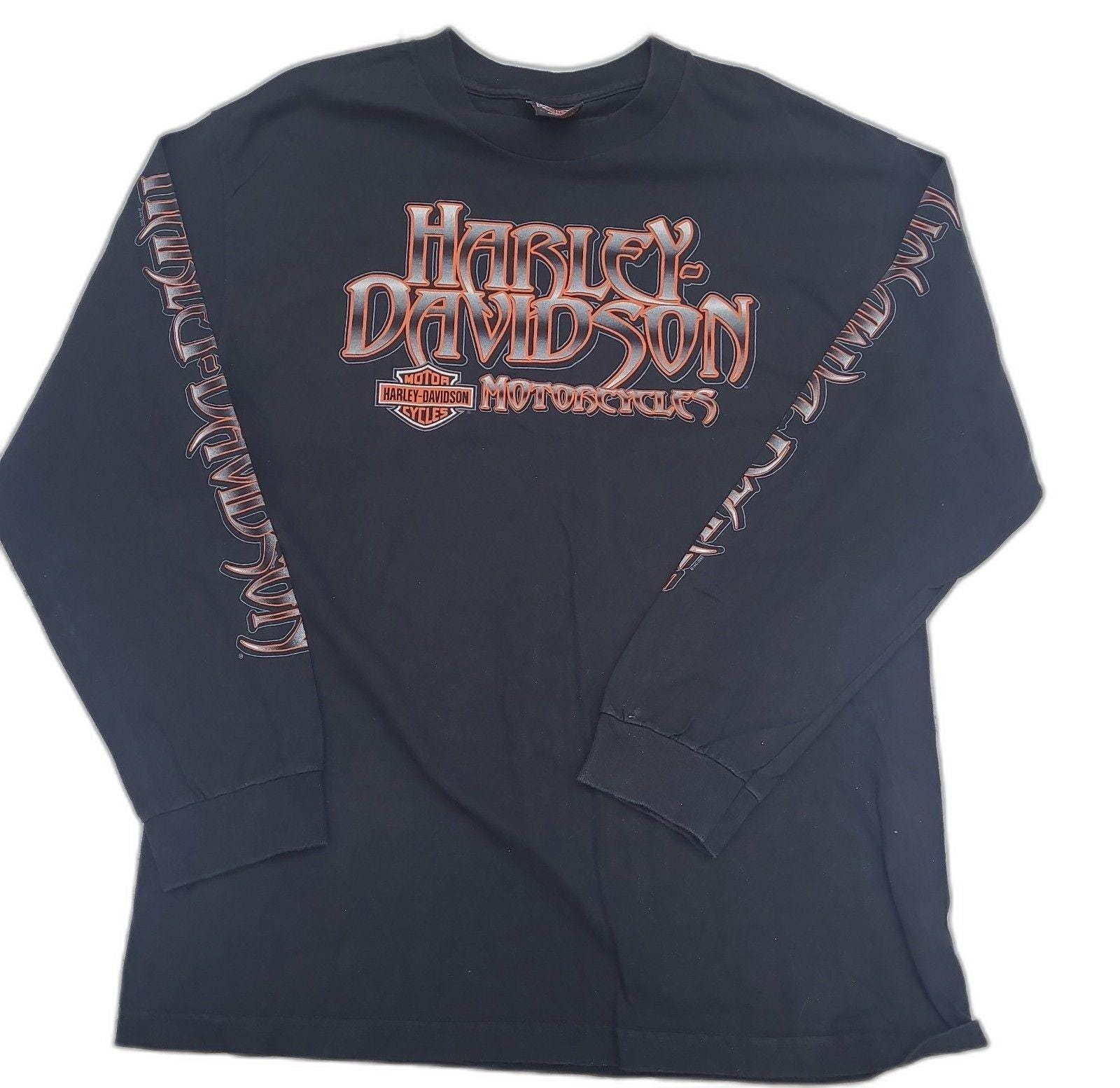 Harley Davidson Flame Long Sleeve - Etsy