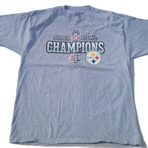 Vintage Pittsburgh Steelers Superbowl XL  Champions t shirt Reebok