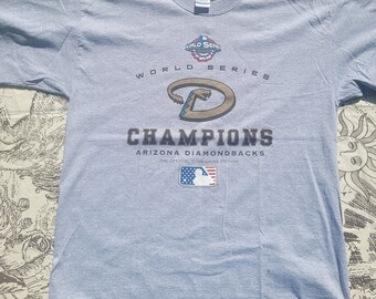 Vtg Arizona Diamondbacks World Series Champion baseball tee Shirt