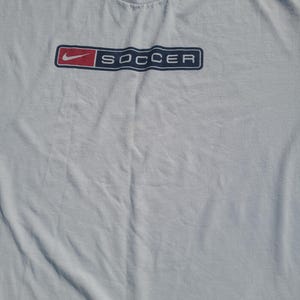 Vintage 90s Nike Soccer t-shirt White Tag image 5