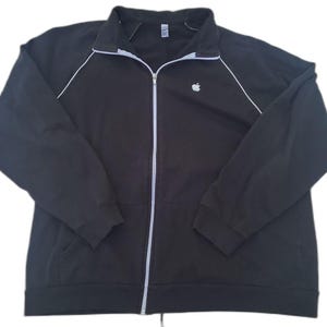 VTG Y2k Apple Mitarbeiter Full-Zip Trainingsjacke
