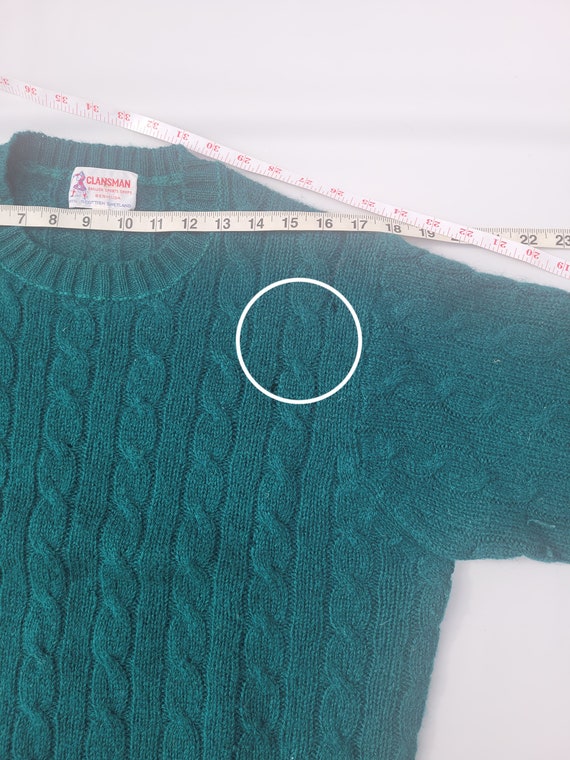 Vtg Clansman Shetland Wool Sweater - image 5
