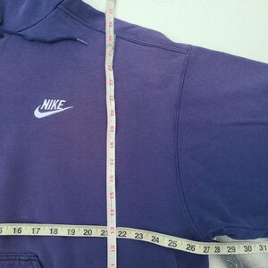 Vtg 90s Y2k Nike Hoodie Thrashed Embroidered Swoosh XL image 10