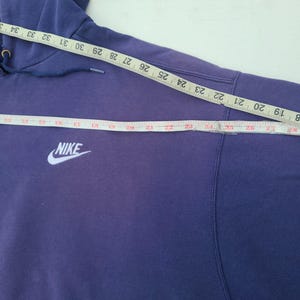 Vtg 90s Y2k Nike Hoodie Thrashed Embroidered Swoosh XL image 11
