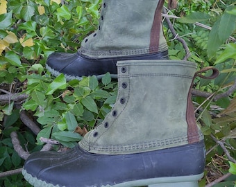 LL Bean Duck boots Sueded Leather