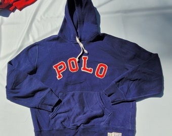 Vintage Polo Hoodie bestickt mit Spellout