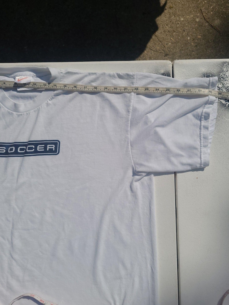 Vintage 90s Nike Soccer t-shirt White Tag image 7