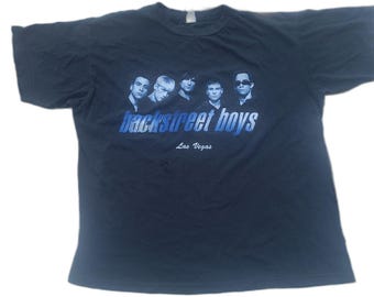 Vintage Backtreet Boys Las Vegas t-Shirt 1998 Tour merch