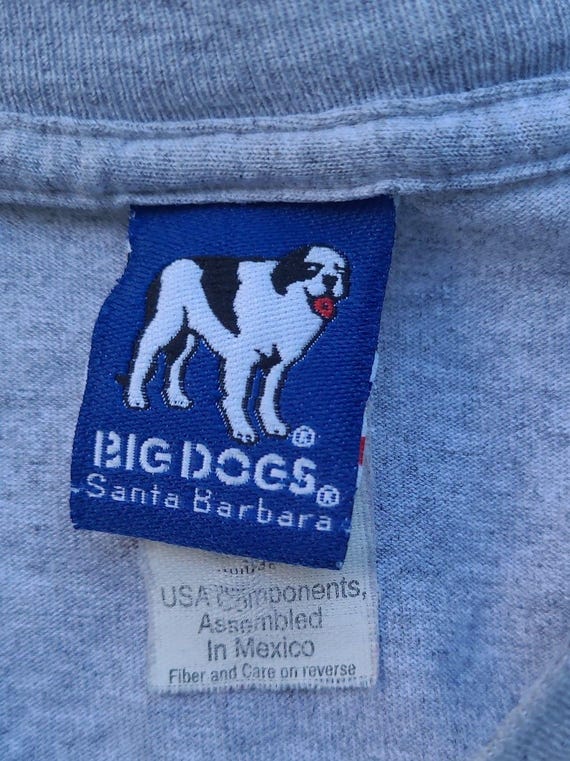 Vintage Big Dogs Let the Dogs Out  T-Shirt View 3