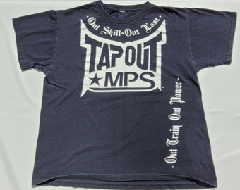 Vtg Tapout MPS Tee shirt