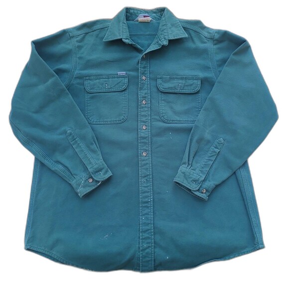 vintage Carhartt Chamois Cloth button-down work shirt