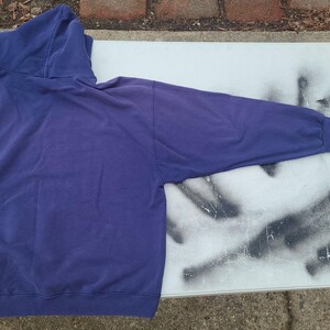 Vtg 90s Y2k Nike Hoodie Thrashed Embroidered Swoosh XL image 9