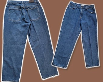 Vtg LL Bean  denim Jeans sz 12 Pet Tapered relaxed mom jeans