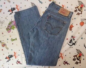 Vintage Levi's 501 XX button fly denim jeans size 36 x 32
