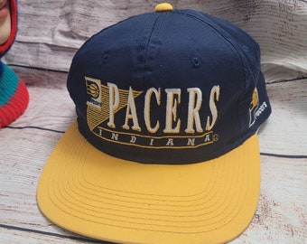 Vintage Indiana Pacers snapback hat cap 90s Arch