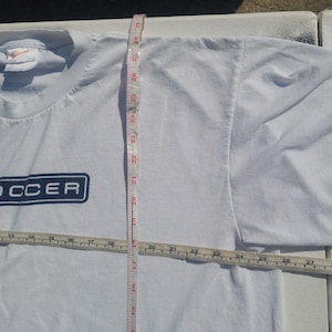Vintage 90s Nike Soccer t-shirt White Tag image 6