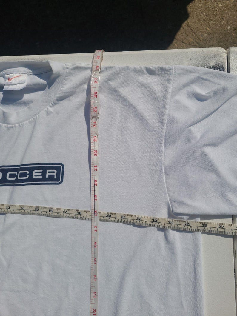 Vintage 90s Nike Soccer t-shirt White Tag image 6