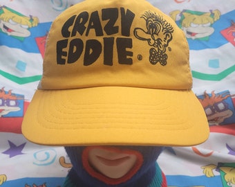 Vintage Crazy Eddie Electronics trucker hat