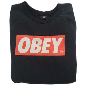 Vintage Obey Sweatshirt - Etsy