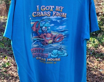 Vintage Dirty Dicks Crab House Shirt