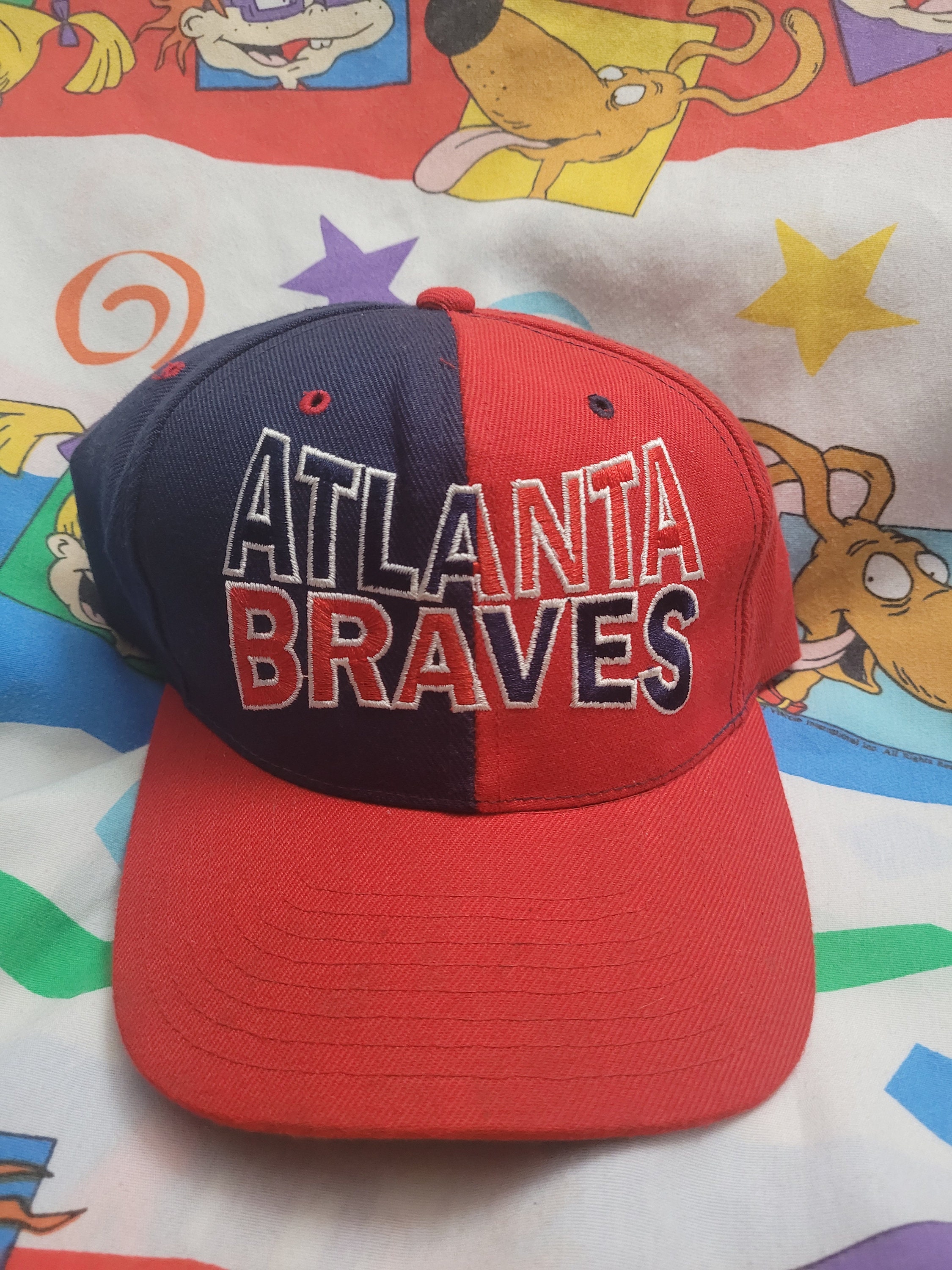 Vintage Starter - Atlanta Braves Snapback Hat 1990s OSFA