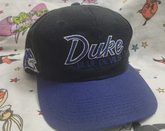 Vintage 90s Duke Blue Devils  Starter Script Hat  The right hat University UVA