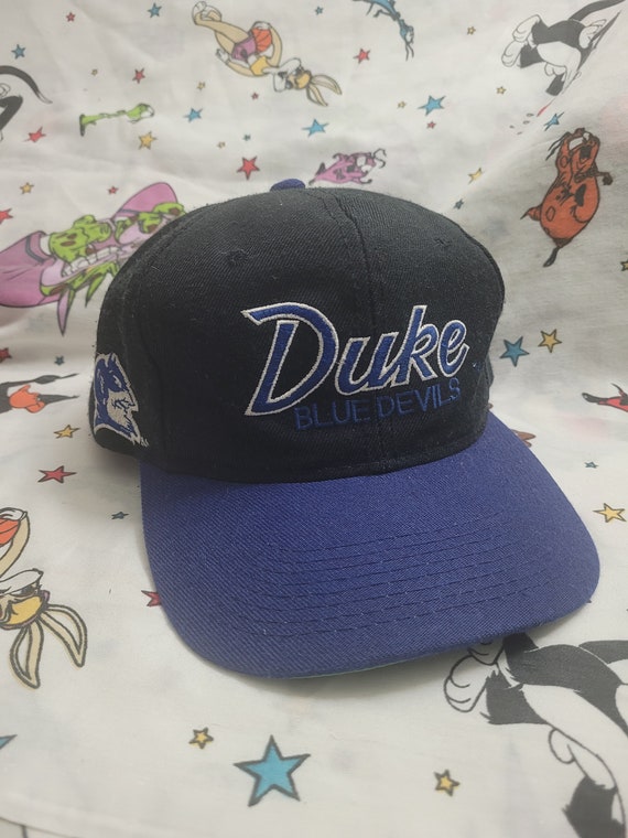 Vintage 90s Duke Blue Devils  Starter Script Hat  