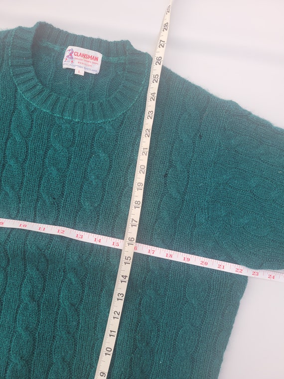 Vtg Clansman Shetland Wool Sweater - image 7