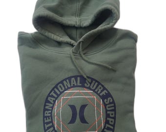 Y2k Hurley Surf Supply Co Hoodie