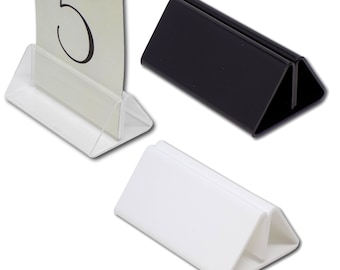 EPOSGEAR Menu Show Card Acrylic Name Place Table Sign Display Stand Holders - Perfect for Shops, Restaurants, Bars, Weddings, Parties - 1pc