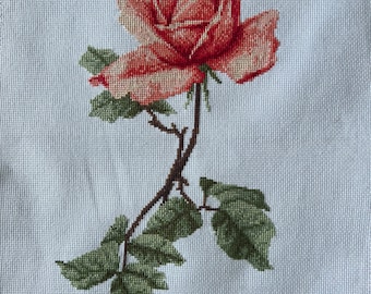 Ukraine new Embroidered Picture Finished completed Cross stitch embroidery counting cross Сhristmas gift Rose flower