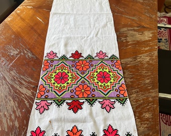 Ukraine Ukrainian Wedding Towel Embroidered Traditional Towel Ukrainian souvenir gift antique embroidered ceremonial towel geometric pattern