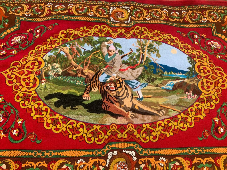 Ukrainian Vintage hand-woven carpet Primitive Colorful Rugs kilim Rustic Rugs shops Bedspread ethnic kilim decor for ecofriendly house Samurai
