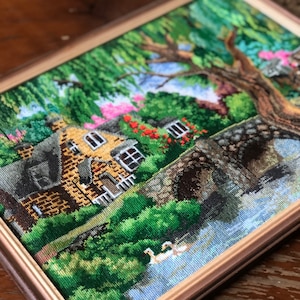 new Embroidered Picture Home Decor Handmade Gifts Cross Stitch Finished completed Cross stitch embroidered pattern counting cross gift
